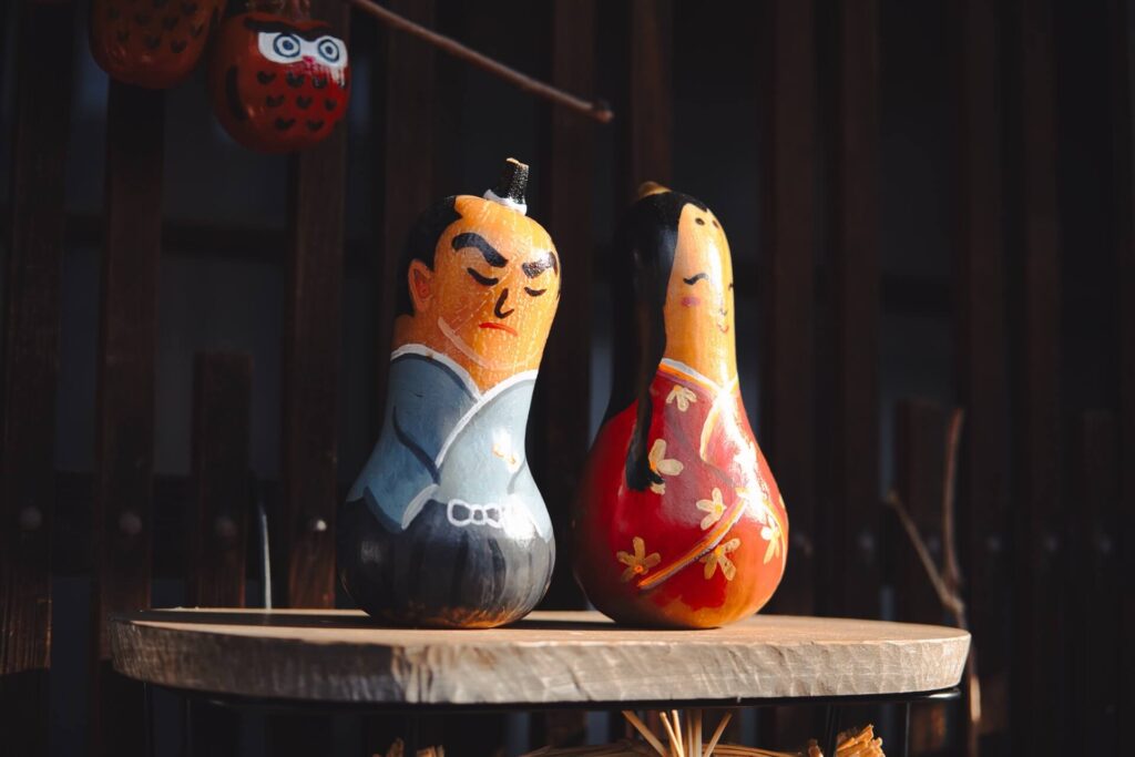 일본 목각 인형